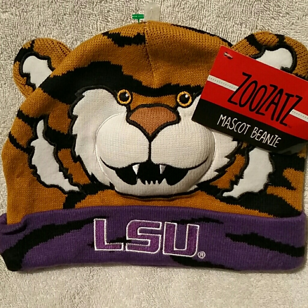 LSU tigers zoozatz beenie NWT